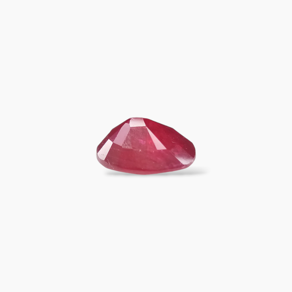 Natural Ruby Gemstone 2 Carats in Oval Shape Mozambique Origin