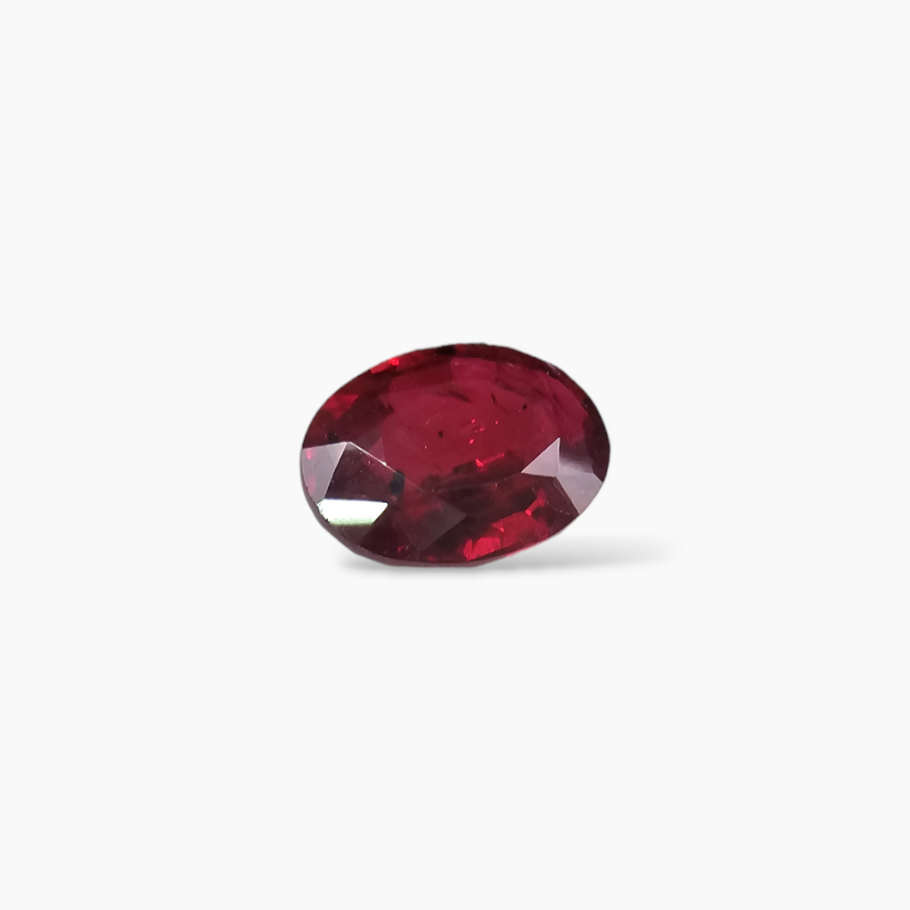 Natural Ruby Oval Cut 1.25 Carat  from Mozambique Red Color