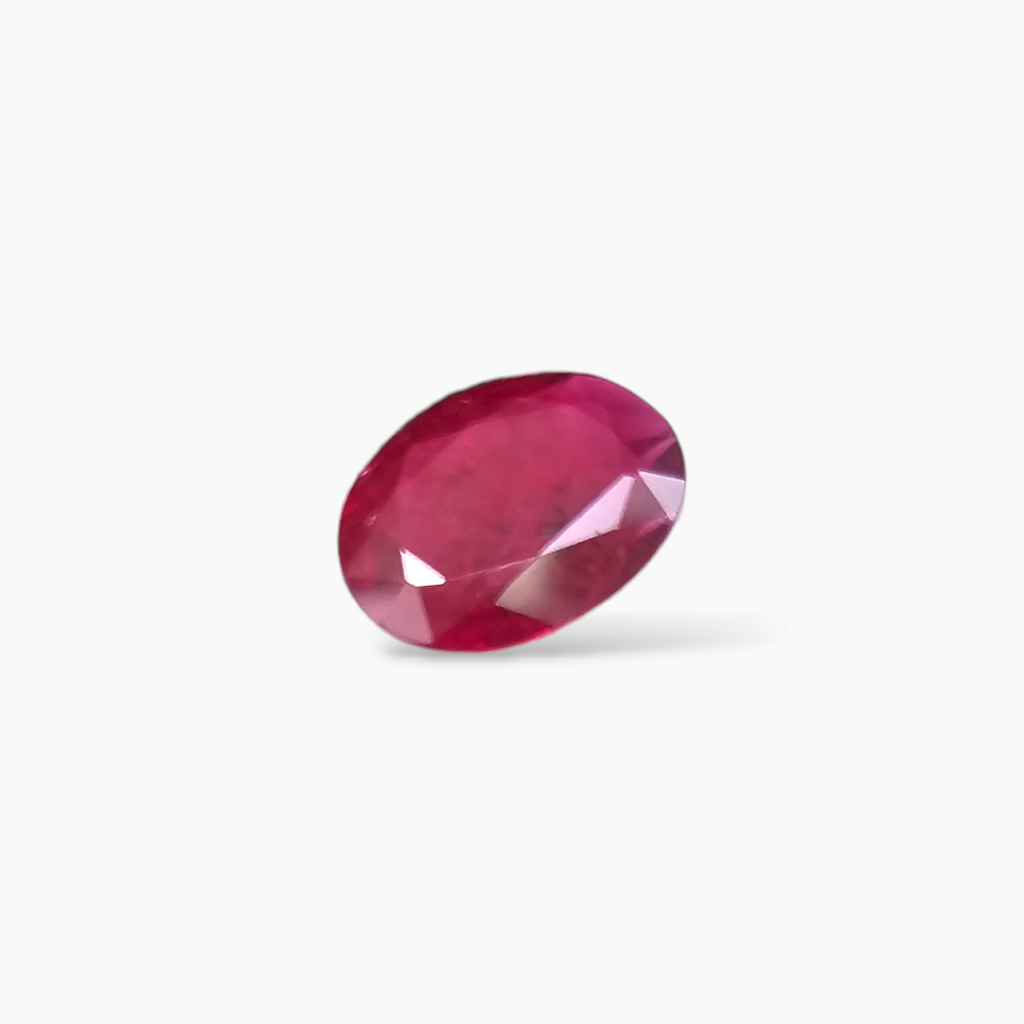 Elegant 1.03 Carat Oval Cut Natural Pink Ruby from Mozambique - Certified by IDL