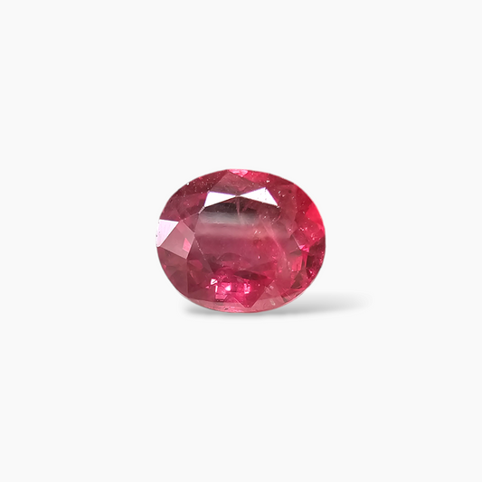 Radiant 0.99 Carat Oval Cut Natural Ruby from Mozambique - Certified by IDL