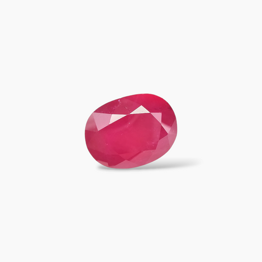 Luxurious 7.00 Carat Oval Cut Natural Ruby from Burma - Certified by HGT