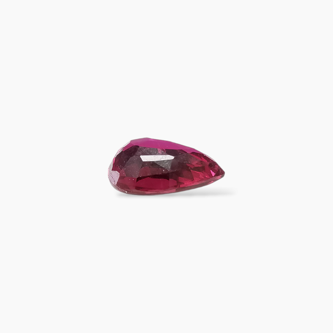 Natural Ruby Pear Shape in 0.97 Carats From Mozambique