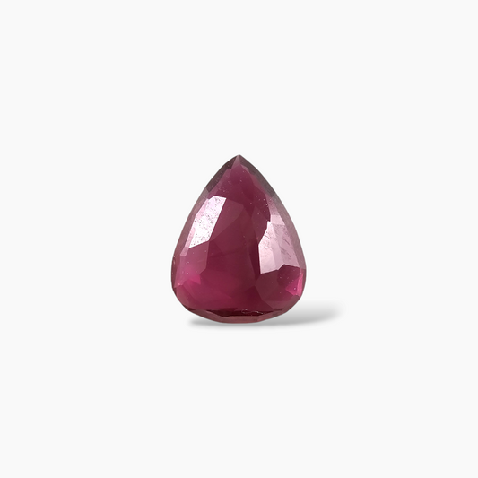 Mozambique Pear Shape Natural Ruby in 0.97 Carats Red Color
