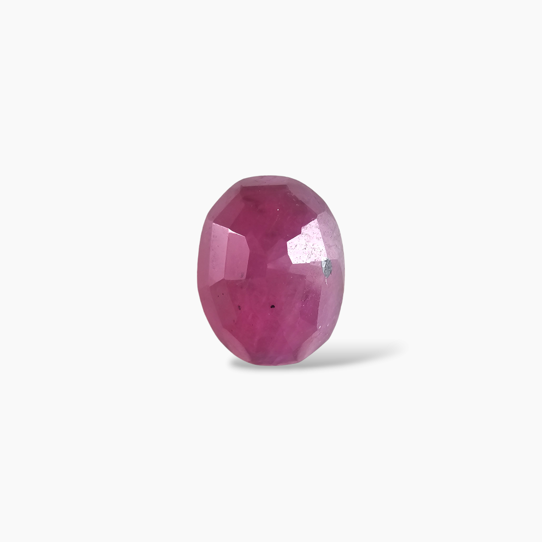 Mozambique Gemstone of Natural Ruby in Pink 4.12 Carats Oval Shape