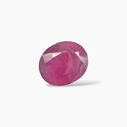 Mozambique Natural Pink Ruby in Oval Shape with 6.37 Carats for Sale