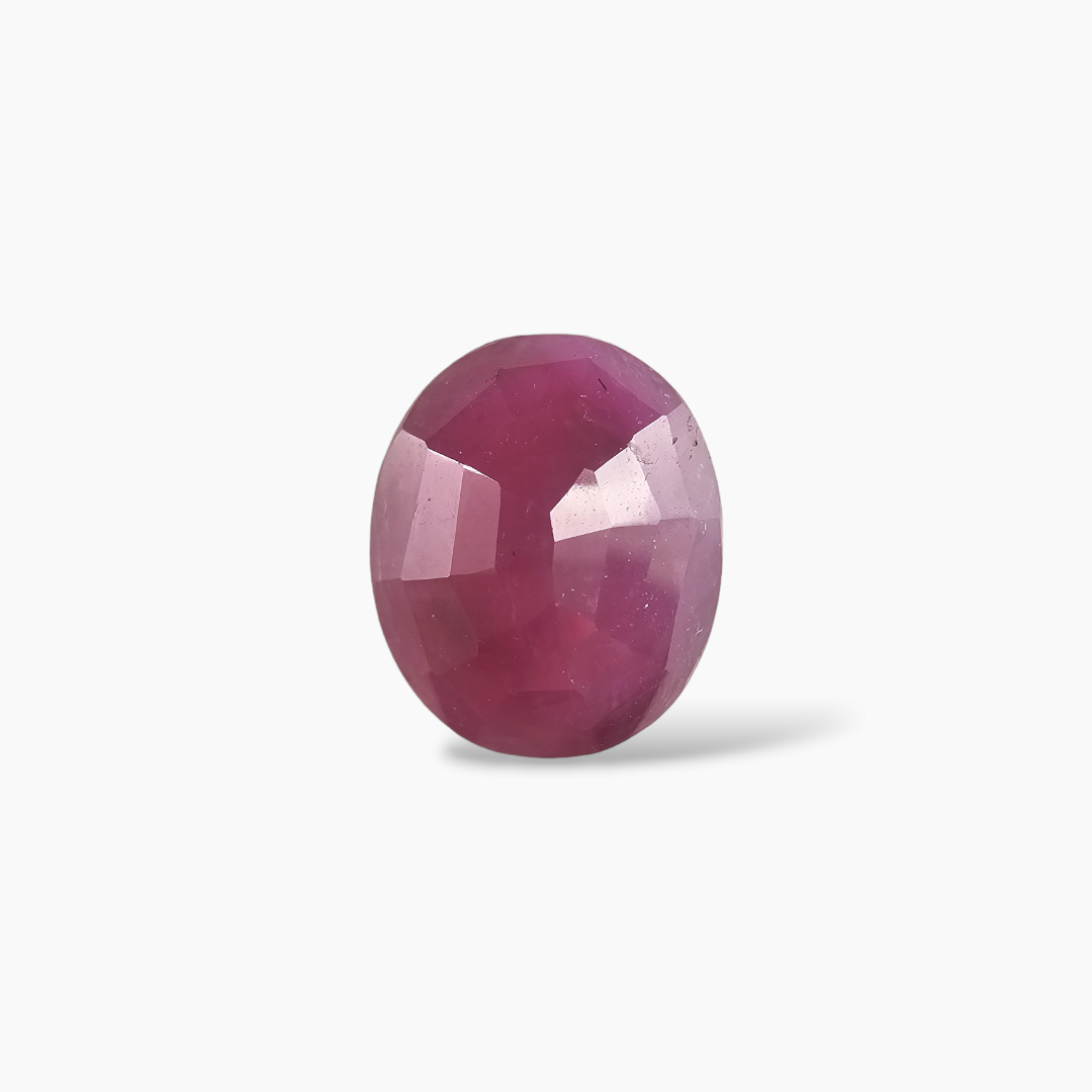 Mozambique Natural Pink Ruby in Oval Shape with 6.37 Carats for Sale
