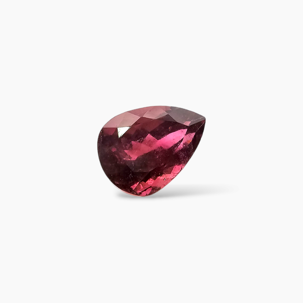 Pink Tourmaline Pear Cut in 3.55 Carats with 11 by 8 MM Size for Sale