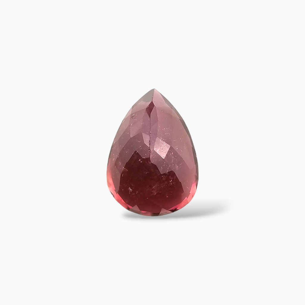 Pink Tourmaline Pear Cut in 3.55 Carats with 11 by 8 MM Size for Sale
