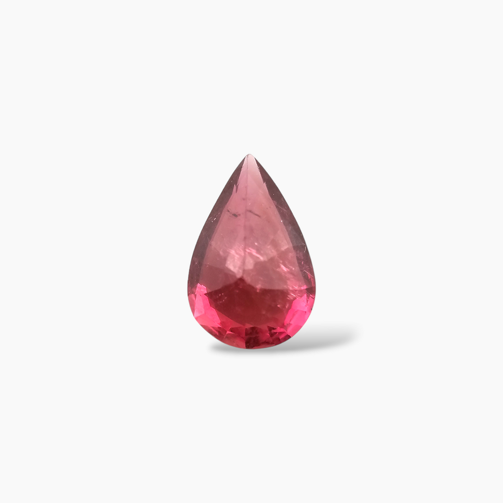 Pink Tourmaline Natural in Pear Cut From Africa 2.68 Carats with 11.5 by 8 MM