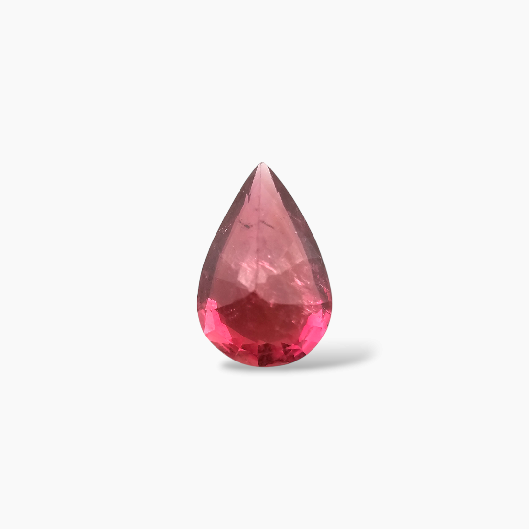 Pink Tourmaline Natural in Pear Cut From Africa 2.68 Carats with 11.5 by 8 MM