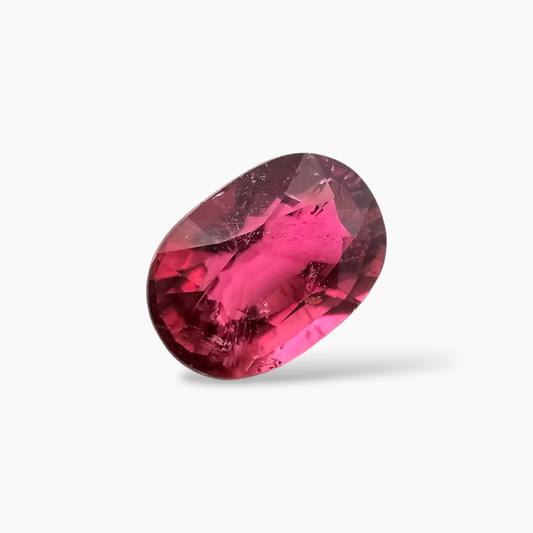 Natural Pink Tourmaline Natural from Africa in 3.91 Carats with 11 by 7 mm