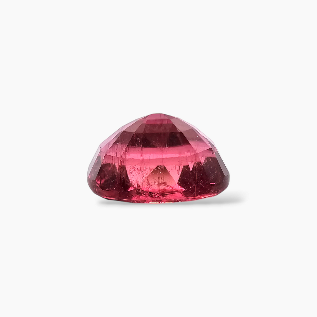 Natural Pink Tourmaline Natural from Africa in 3.91 Carats with 11 by 7 mm