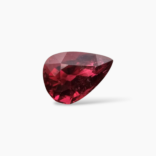 Natural Rubellite Tourmaline Gemstone in 4.05 Carats with 11.5 by 8 mm Size