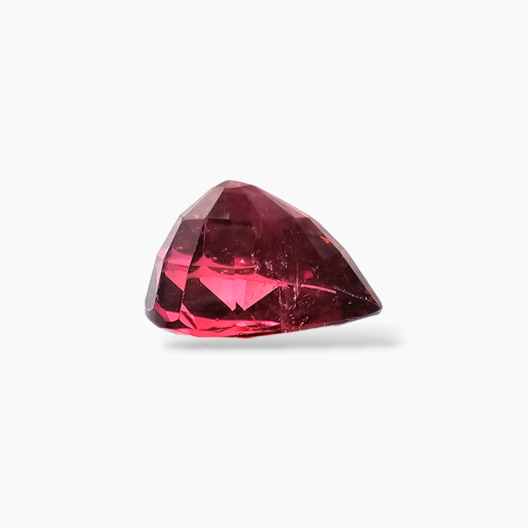 Natural Rubellite Tourmaline Gemstone in 4.05 Carats with 11.5 by 8 mm Size