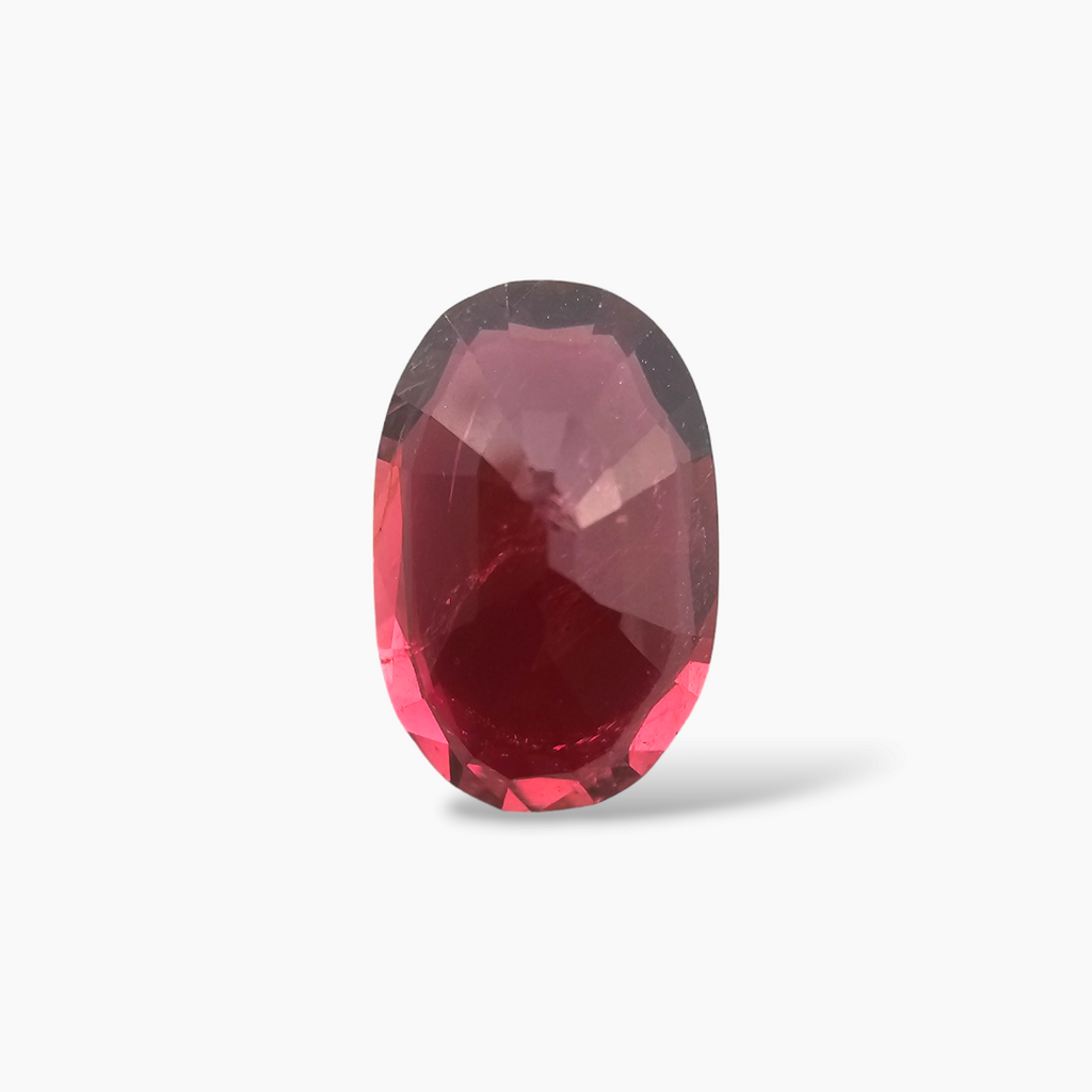 Natural Rubellite Tourmaline 3.32 Carats with 11.6 by 7.77 mm in Oval Cut
