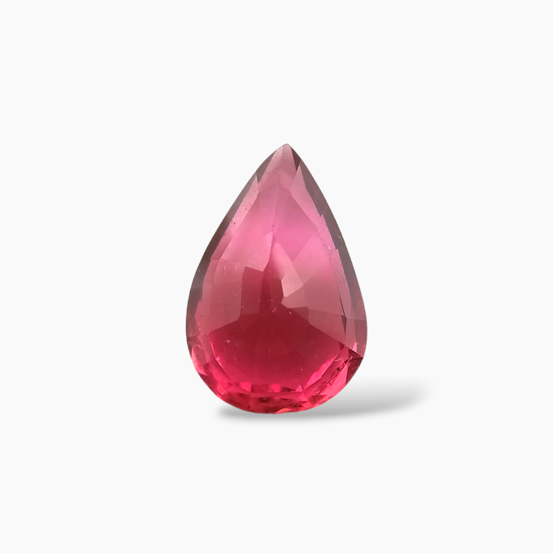 Africa Natural Rubellite Tourmaline Gemstone in 3.04 Carats for Sale