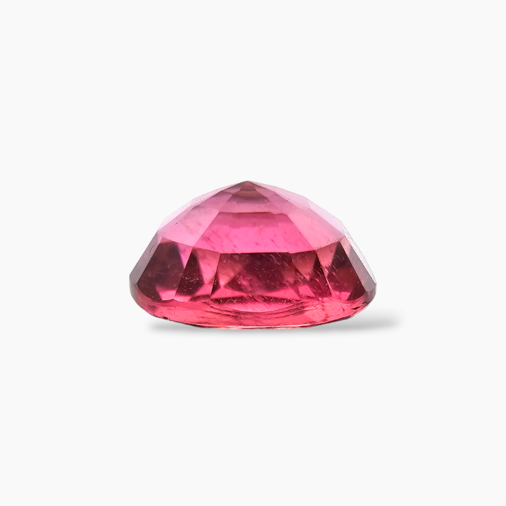 Oval Cut Natural Rubellite Tourmaline in 2.82 Carats with 10 by 8 mm Size