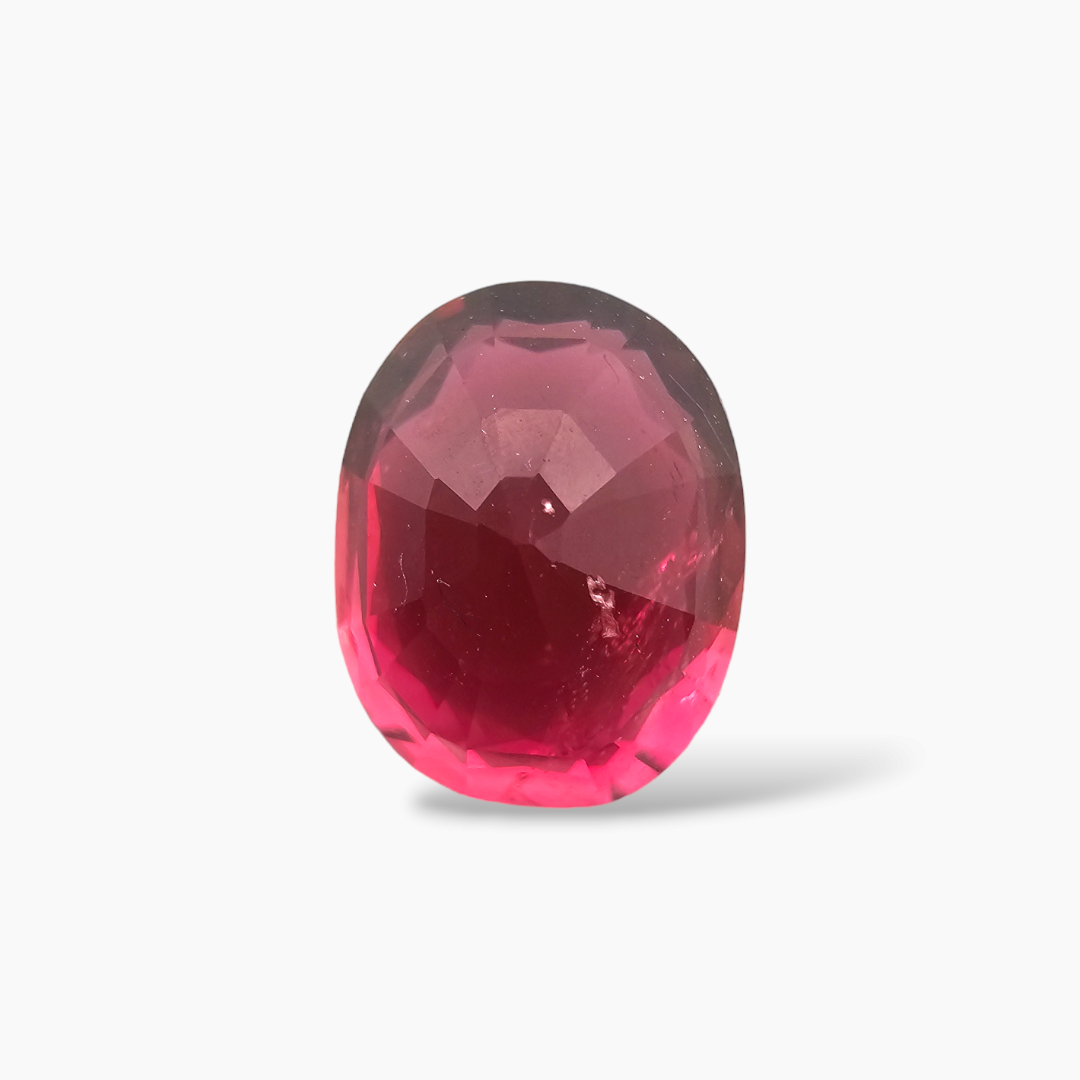 Oval Cut Natural Rubellite Tourmaline in 2.82 Carats with 10 by 8 mm Size