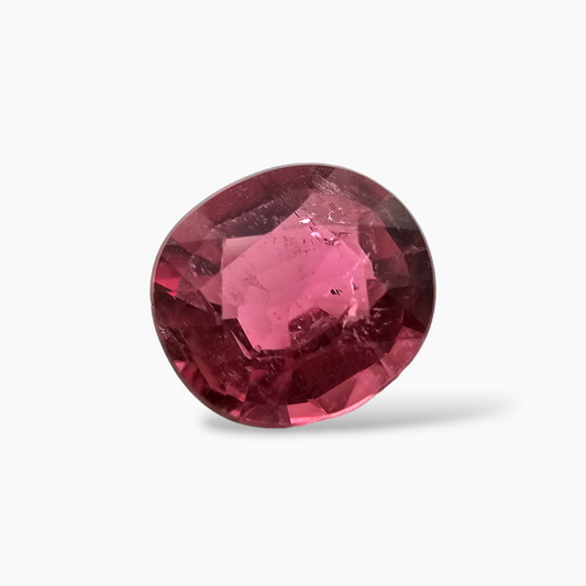 Natural Rubellite Tourmaline Oval Cut from Africa in 2.31 Carats and 8.8 by 8 MM