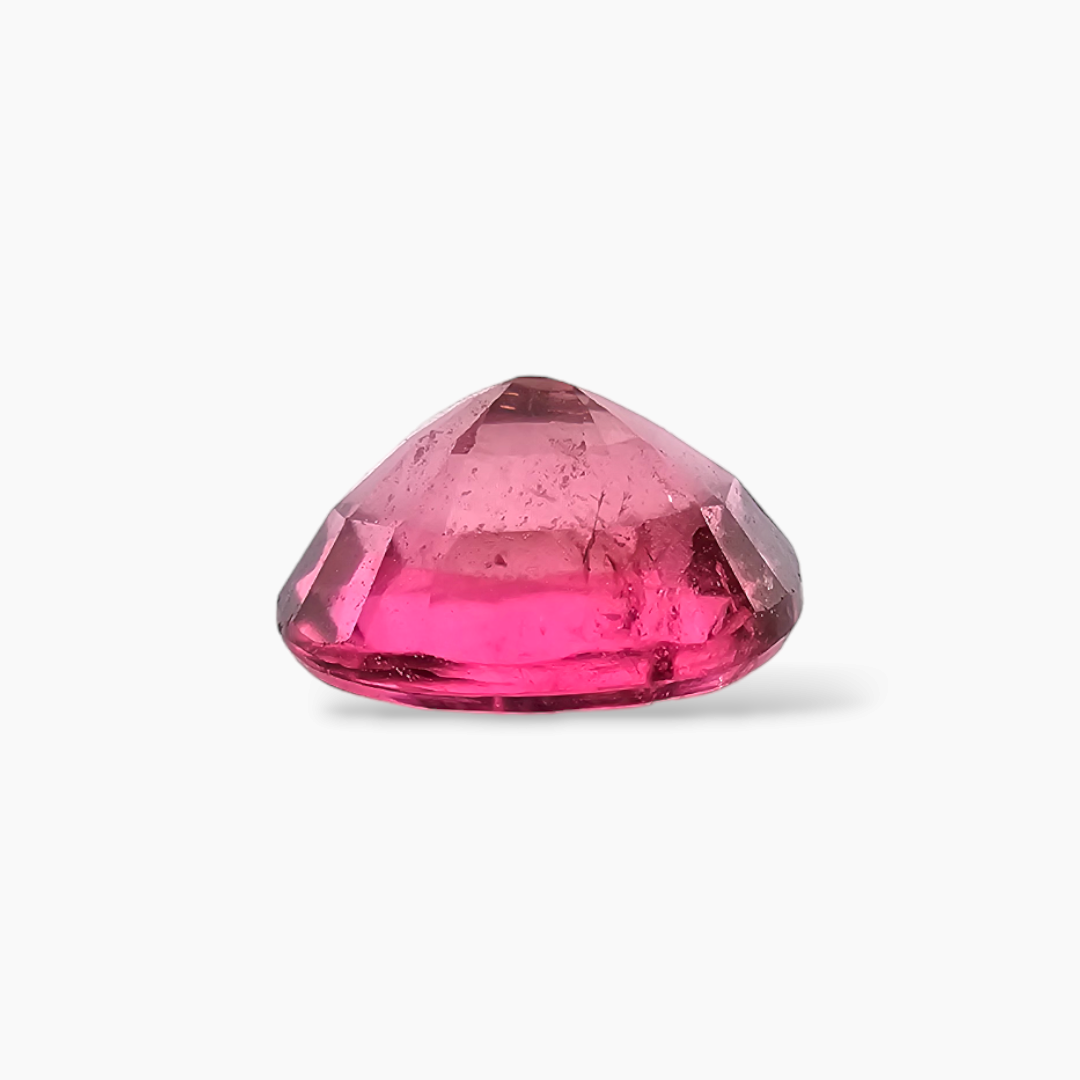 Natural Rubellite Tourmaline Oval Cut from Africa in 2.31 Carats and 8.8 by 8 MM