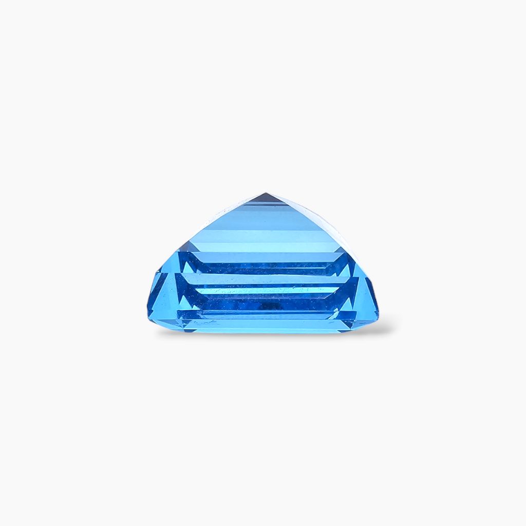 Natural Blue Topaz Stone Fancy Princess Cut in 40 Carats from Africa