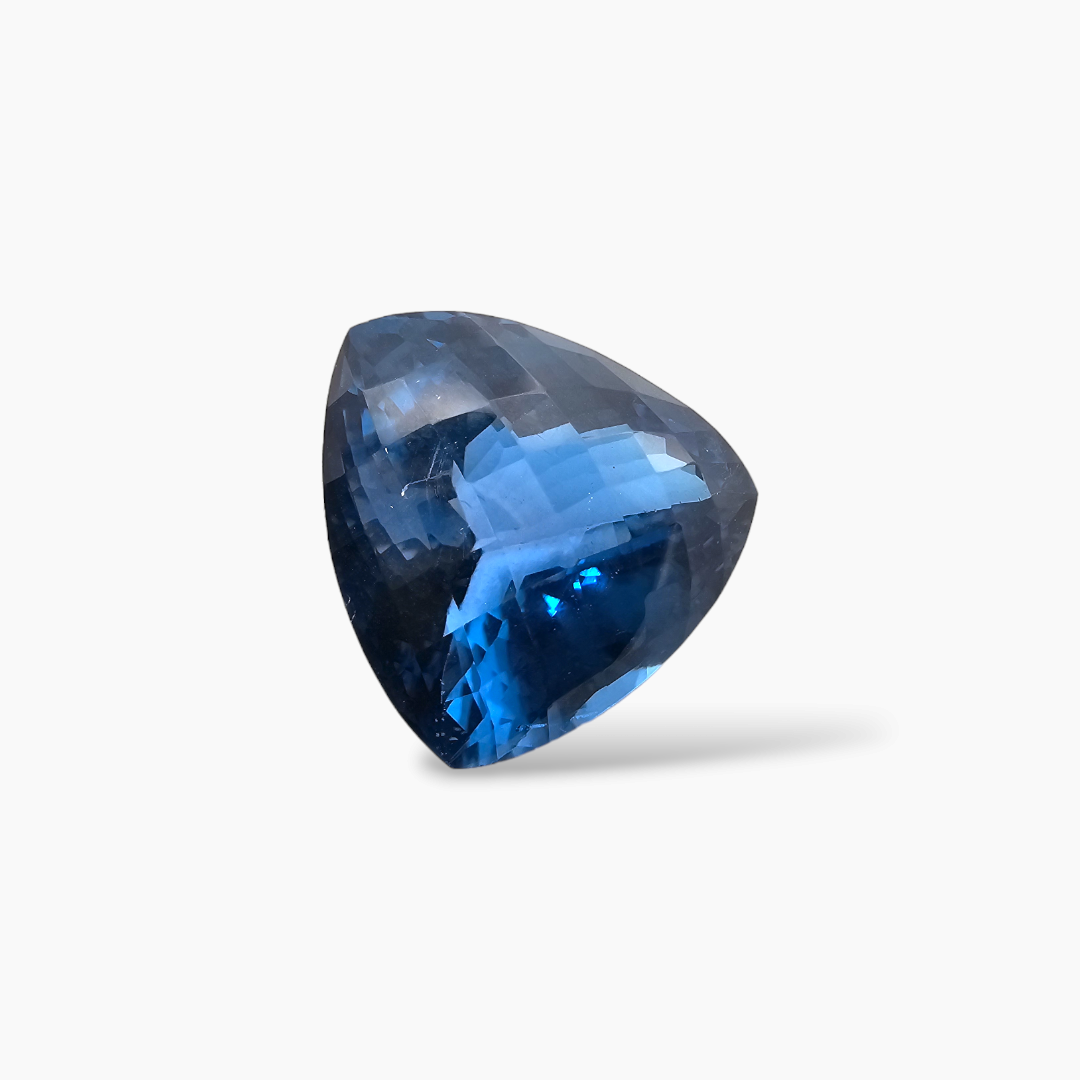 Natural Swiss Blue Topaz in 33 Carats with Trilliant Cut for Sale