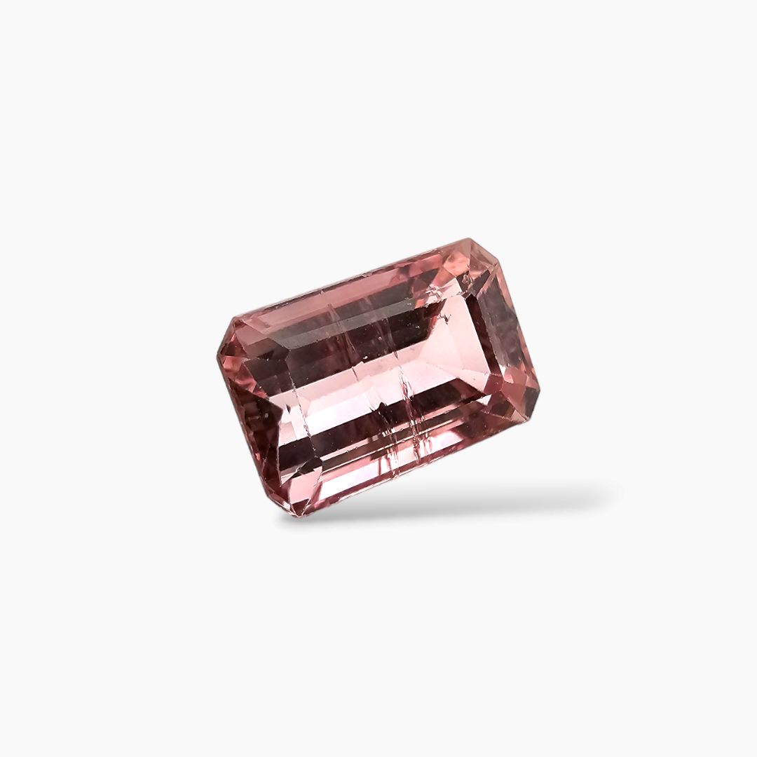 Natural Rubellite Tourmaline Gemstone in 5.77 Carats with 12 by 8 MM size for Sale