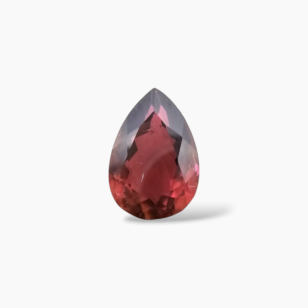 Natural Pink Tourmaline Pear Shape with 2.14 Carats Weight for Sale
