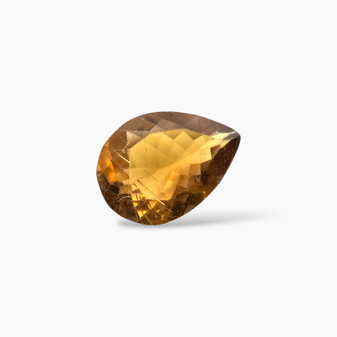 Natural Yellow Tourmaline in 2.22 Carats with Pear Cut Shape for Sale