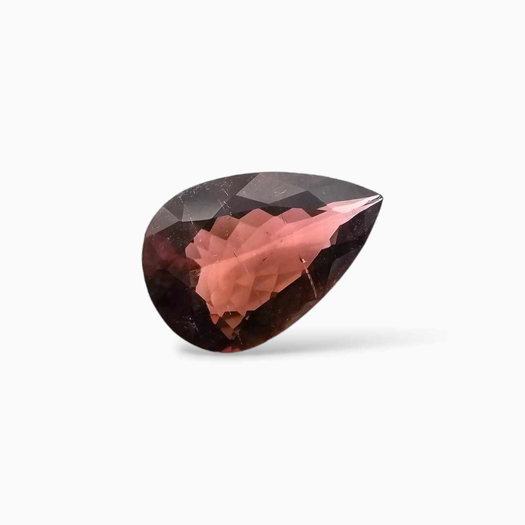 Natural Pink Tourmaline in Pear Cut 2.54 Carats Weight for Sale