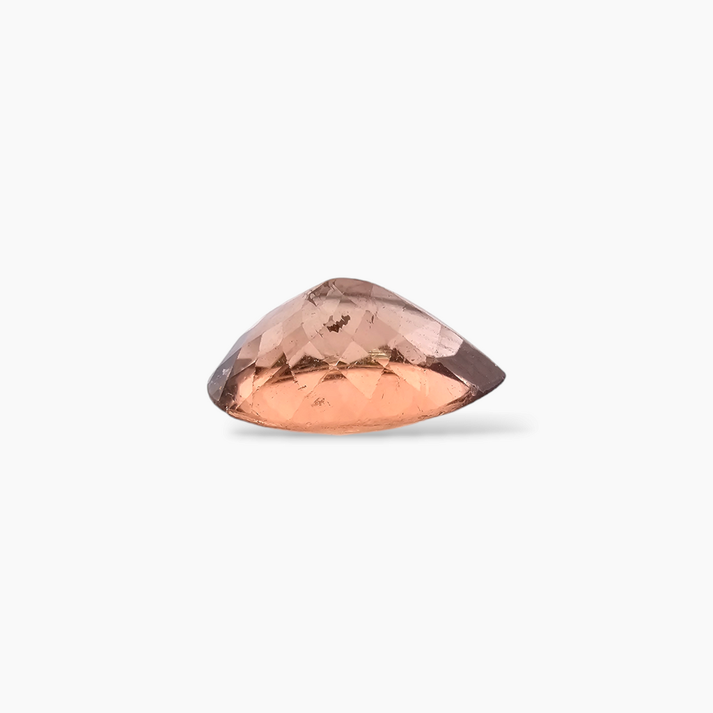 Natural Tourmaline Gemstone Pear Cut in 2.59 Carats Brown Color