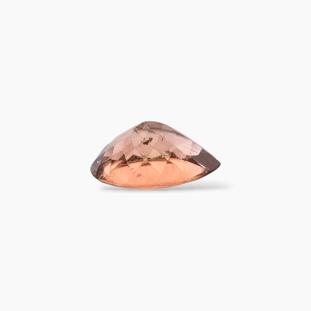 Natural Tourmaline Gemstone Pear Cut in 2.59 Carats Brown Color