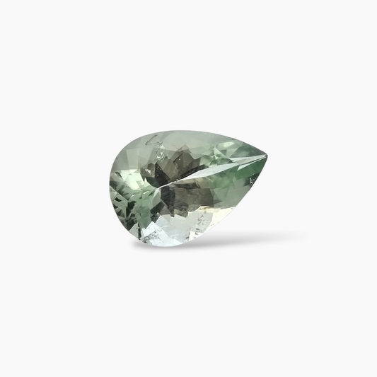 Natural Green Tourmaline Pear Cut in 2.77 Carats from Africa