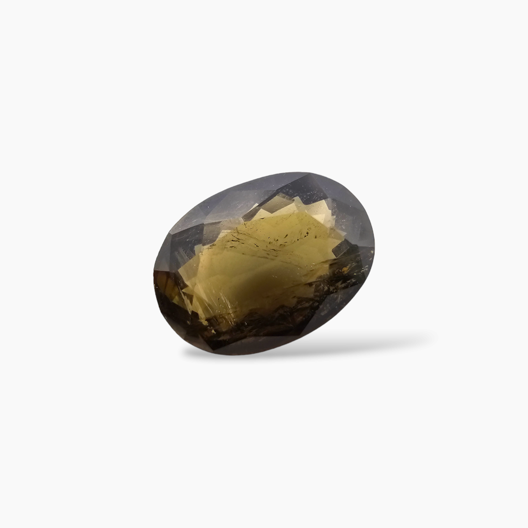 African Natural Green Tourmaline Stone Oval Shape in 3.52 Carats