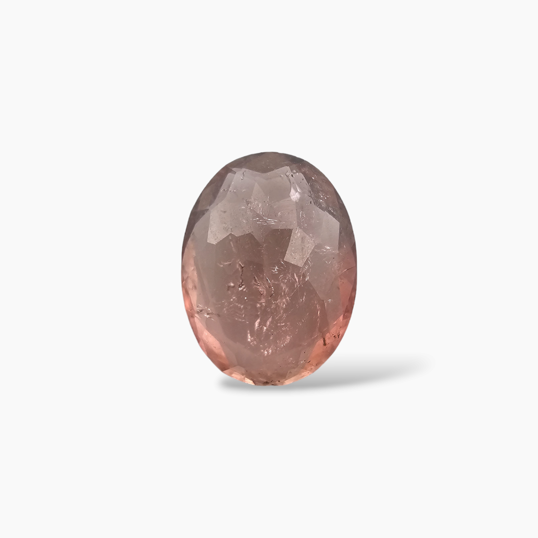 Natural Orange Tourmaline Gemstone in Oval Shape 2.05 Carats