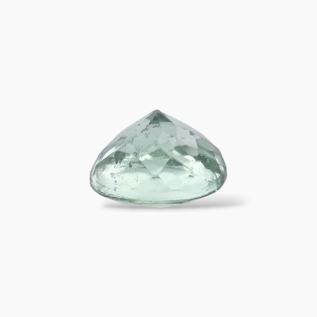 Natural Green Tourmaline Gemstone in Oval Cut with 1.87 Carats