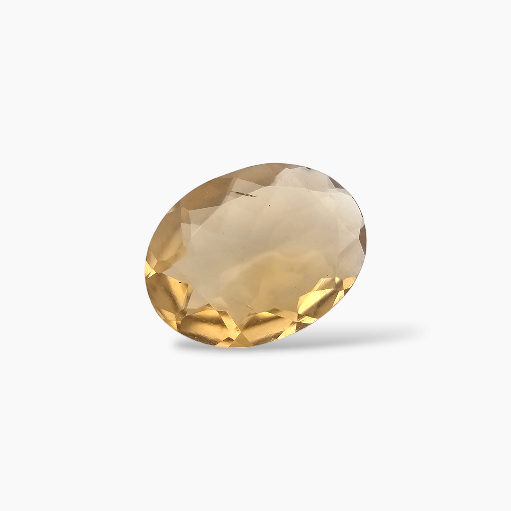 Natural Yellow Tourmaline Gemstone in Oval Cut with 1.44 Carats