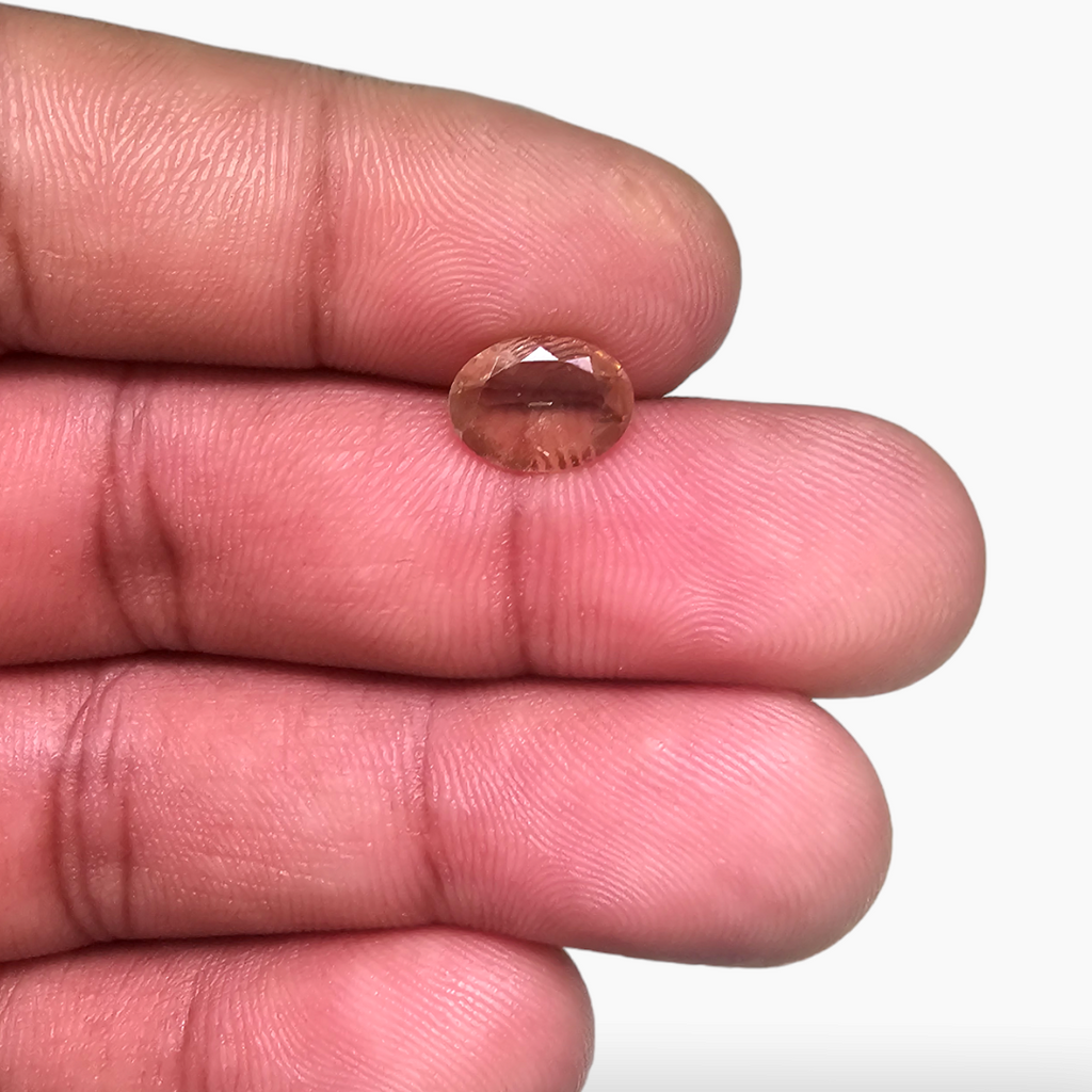 Natural Yellow Tourmaline Gemstone in Oval Cut with 1.44 Carats