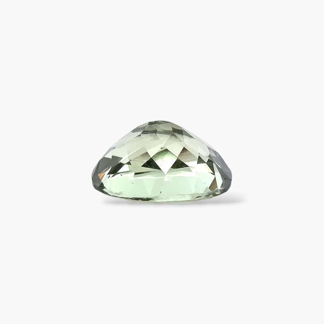 Natural Green Tourmaline Gemstone Oval Cut in 3.36 for Sale