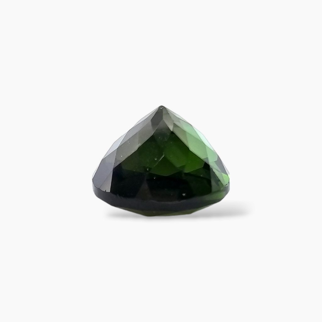 Natural Green Tourmaline Gemstone in Round Shape 4.60 Carats