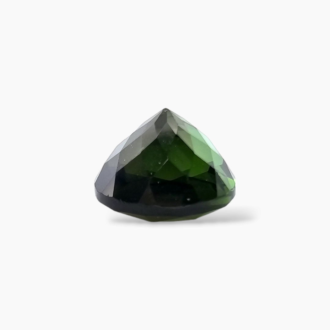 Natural Green Tourmaline Gemstone in Round Shape 4.60 Carats