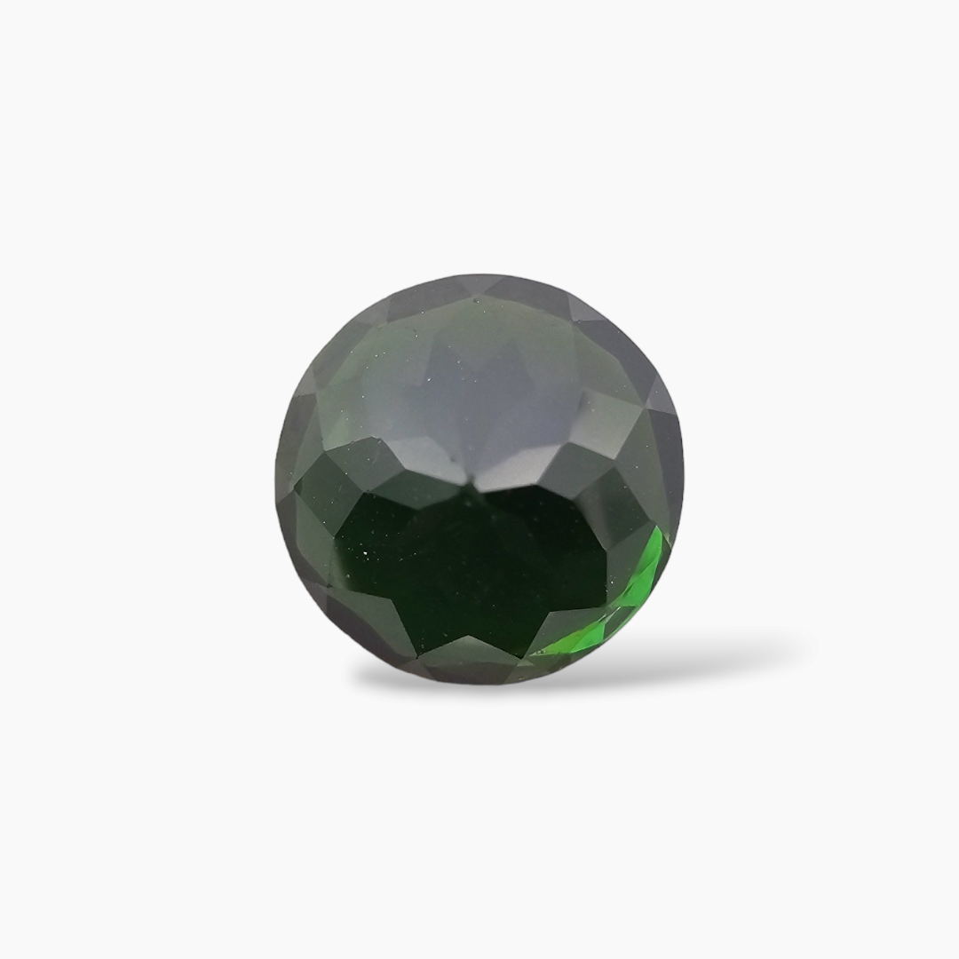 Natural Green Tourmaline Gemstone in Round Shape 4.60 Carats