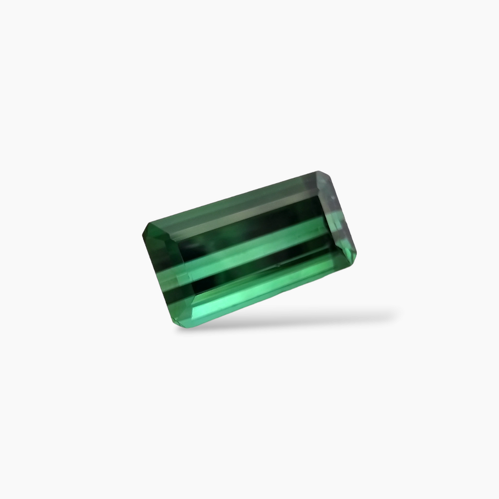 Natural Green Tourmaline Stone 13 by 7 MM in 4.56 Carats for Sale