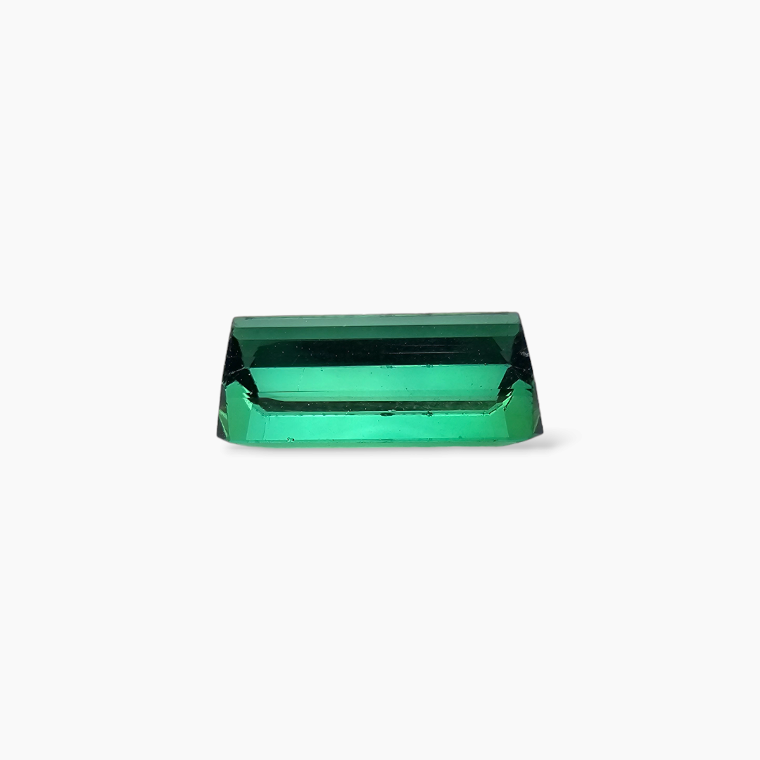 Natural Green Tourmaline Stone 13 by 7 MM in 4.56 Carats for Sale