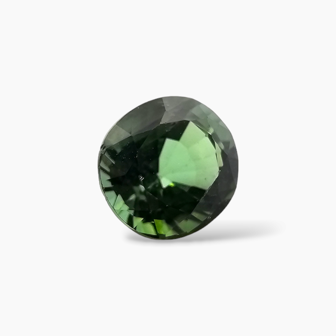 Natural Green Tourmaline Gemstone Round Cut 2.13 Carats in Round Cut