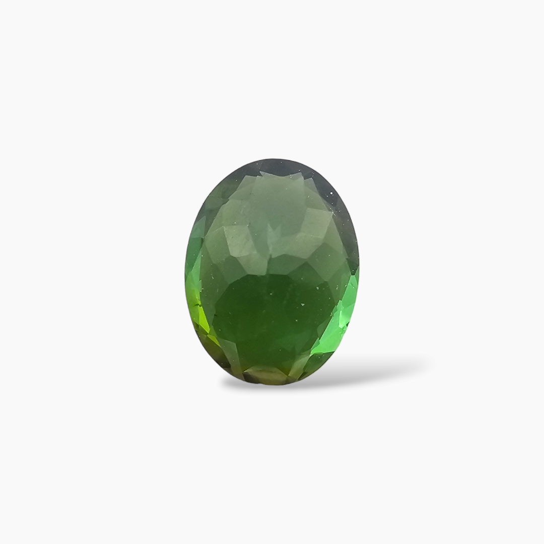 Natural Green Tourmaline in Oval Shape with 1.93 Carats for Sale