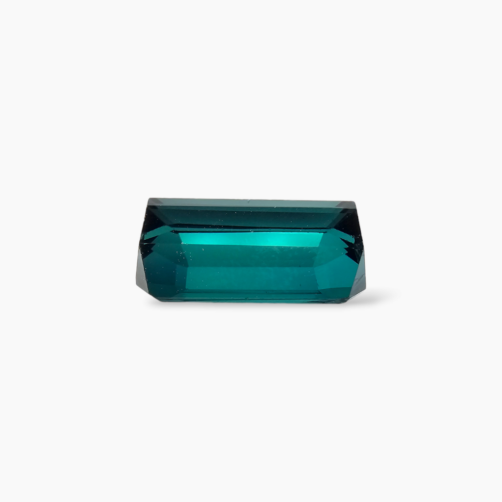 Natural Green Tourmaline in Emerald Shape 6.84 Carats African Gemstone