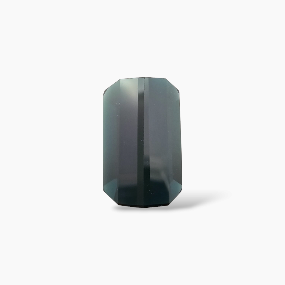 Natural Green Tourmaline in Emerald Shape 6.84 Carats African Gemstone