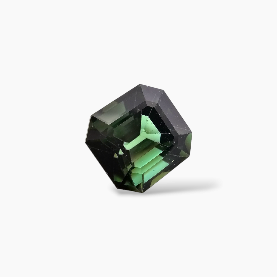 Natural Green Tourmaline Stones in 9.98 Carats with 12 by 11 mm for Sale
