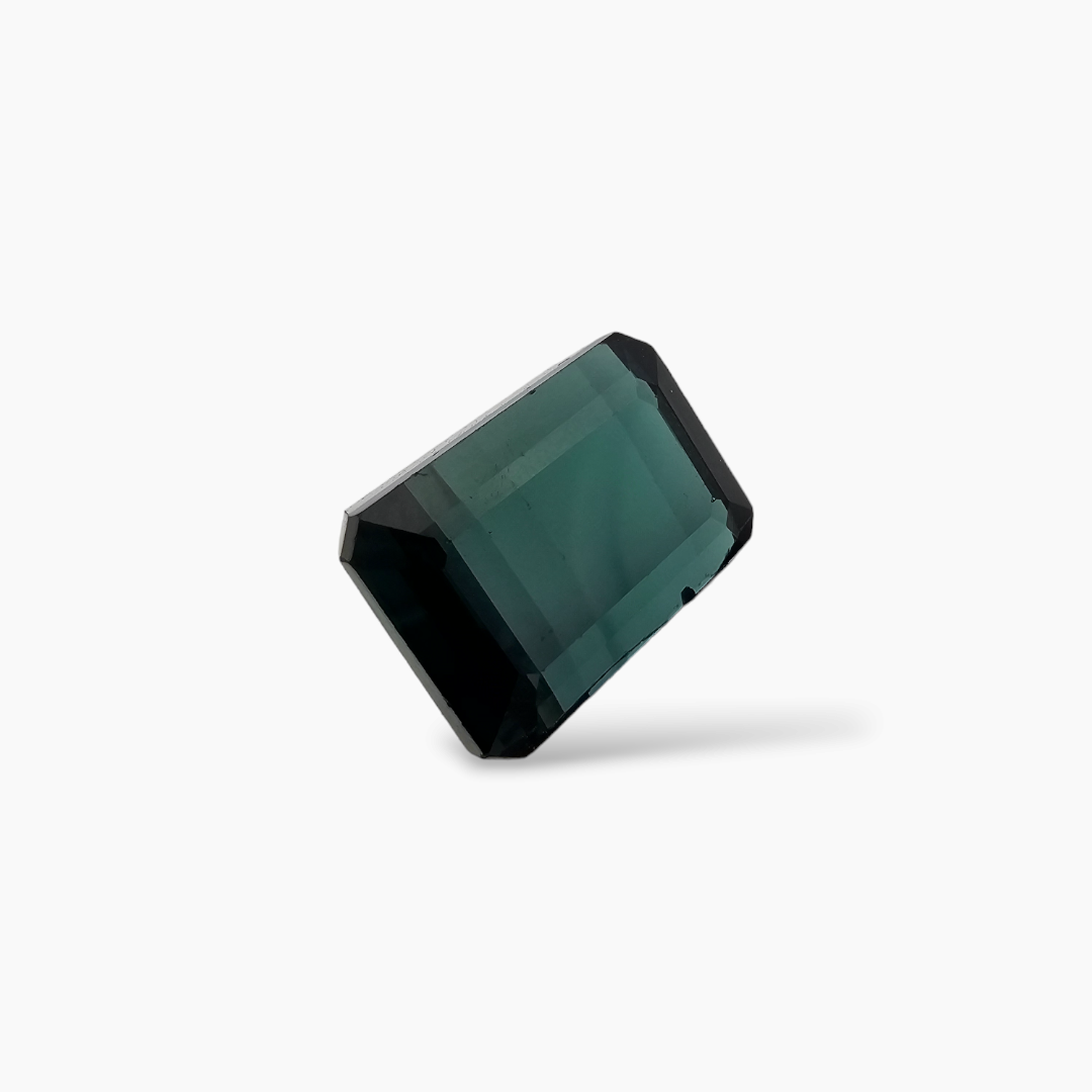 Natural Green Tourmaline in Emerald Cut 6.94 Carats for Sale